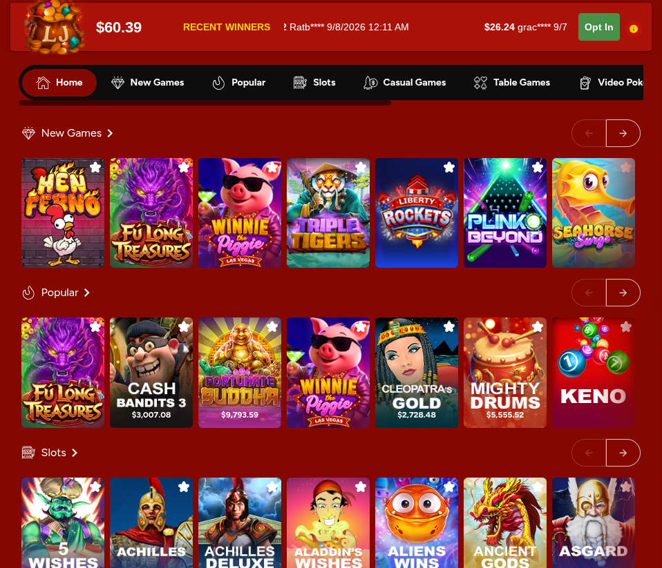 Everygame Casino Game Library